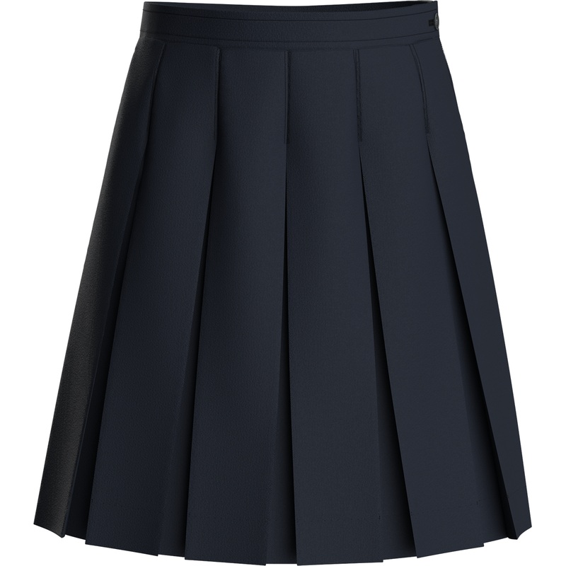 Stitched-Down Box Pleat Skirt|067 – Navy|Toddler – G2 Girls  Size 2|Youth – G3 Girls  Size 3|Youth – G4 Girls  Size 4|Youth – G5 Girls  Size 5|Youth – G6 Girls  Size 6|Youth – G7 Girls  Size 7|Youth – G8 Girls  Size 8|Youth – G10 Girls  Size 10|Youth – G1