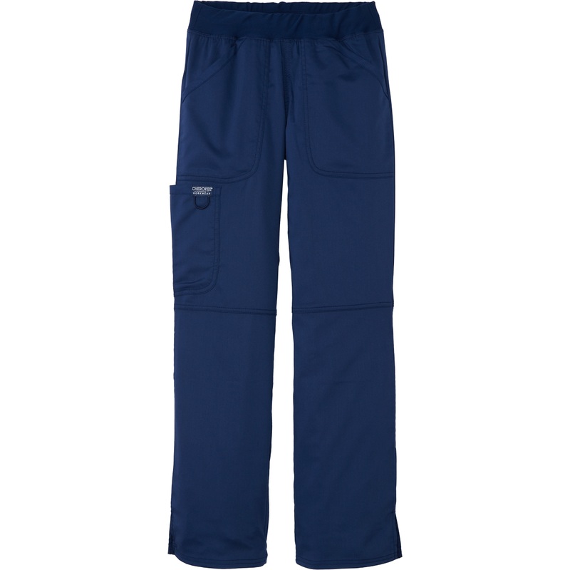 Womens Elastic Waist Cargo Pull On Pants