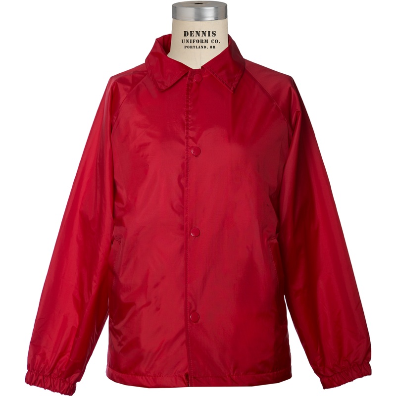 Zip-Front Athletic Jacket|095 – Red|Youth – YXS Youth Size 5-6|Youth – YS Youth Size 7-8|Youth – YM Youth Size 10|Youth – YL Youth Size 12|Adult Unisex – AS Adult|Adult Unisex – AM Adult|Adult Unisex – AL Adult|Adult Unisex – AXL Adult|Adult Unisex – A2XL