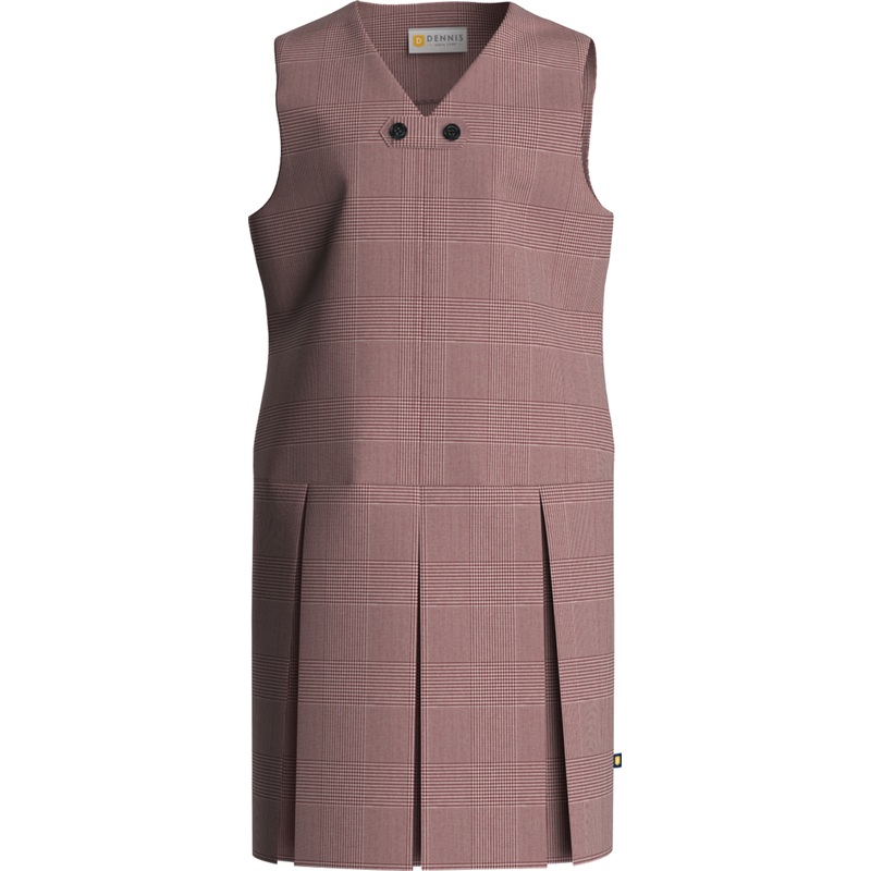 Zip-Front Jumper|450 – Maroon and White Shadow Plaid|Toddler – G2 Girls  Size 2|Youth – G3 Girls  Size 3|Youth – G4 Girls  Size 4|Youth – G5 Girls  Size 5|Youth – G6 Girls  Size 6|Youth – G7 Girls  Size 7|Youth – G8 Girls  Size 8|Youth – G10 Girls  Size 1