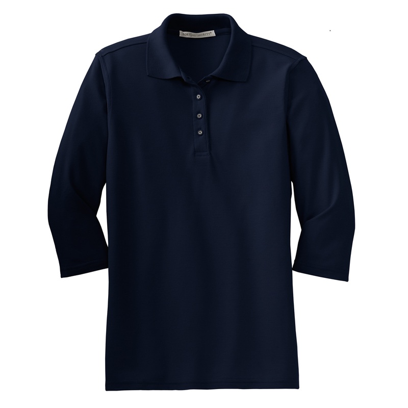 3/4 Sleeve Feminine Fit Sport Polo