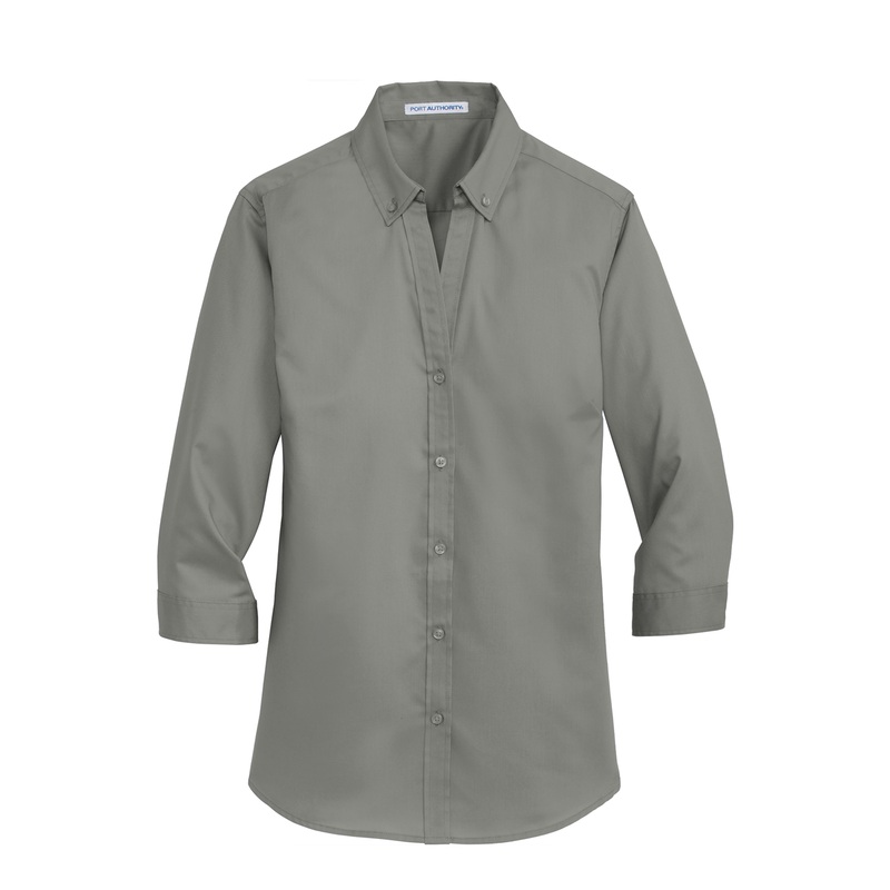 3/4 Sleeve Twill Shirt|041 – Grey|Size Range – XS Extra Small|Size Range – S Small|Size Range – M Medium|Size Range – L Large|Size Range – XL Extra Large|Size Range – 2XL Two Extra Large|Size Range – 3XL Three Extra Large|Size Range – 4XL Four Extra Large