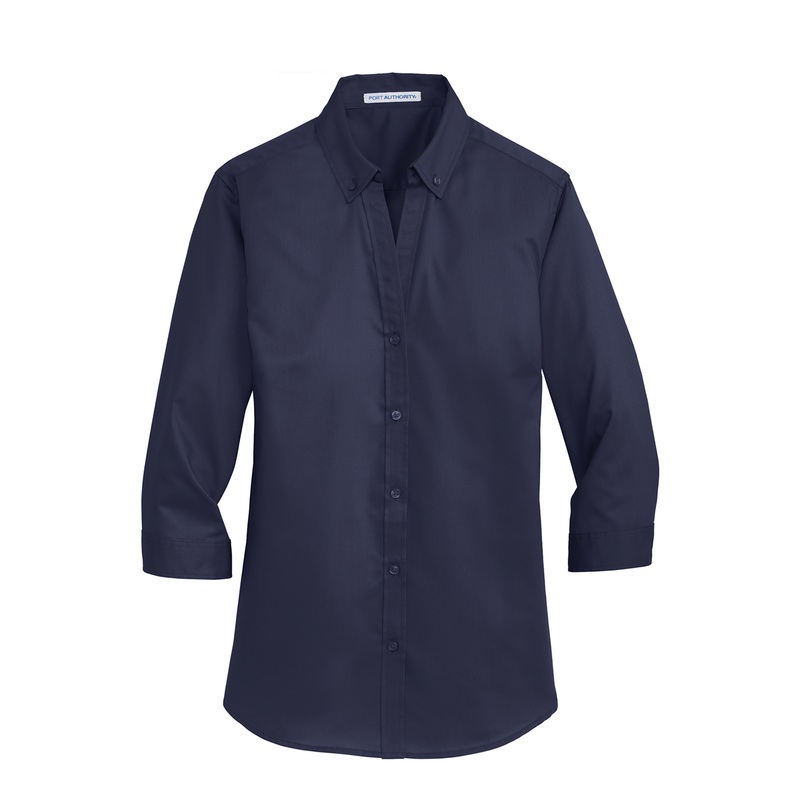 3/4 Sleeve Twill Shirt|067 – Navy|Size Range – XS Extra Small|Size Range – S Small|Size Range – M Medium|Size Range – L Large|Size Range – XL Extra Large|Size Range – 2XL Two Extra Large|Size Range – 3XL Three Extra Large|Size Range – 4XL Four Extra Large