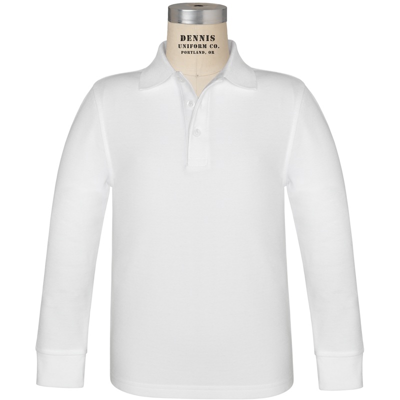 Long Sleeve Piqu Polo|119 – White|Toddler – TD3 Toddler 3 Youth 2XS|Little Kids – YXS Youth Size 5-6|Big Kids – YS Youth Size 7-8|Big Kids – YM Youth Size 10|Big Kids – YL Youth Size 12|Big Kids – YXL Youth Size 14-16|Adult Unisex – AS Adult|Adult Unise