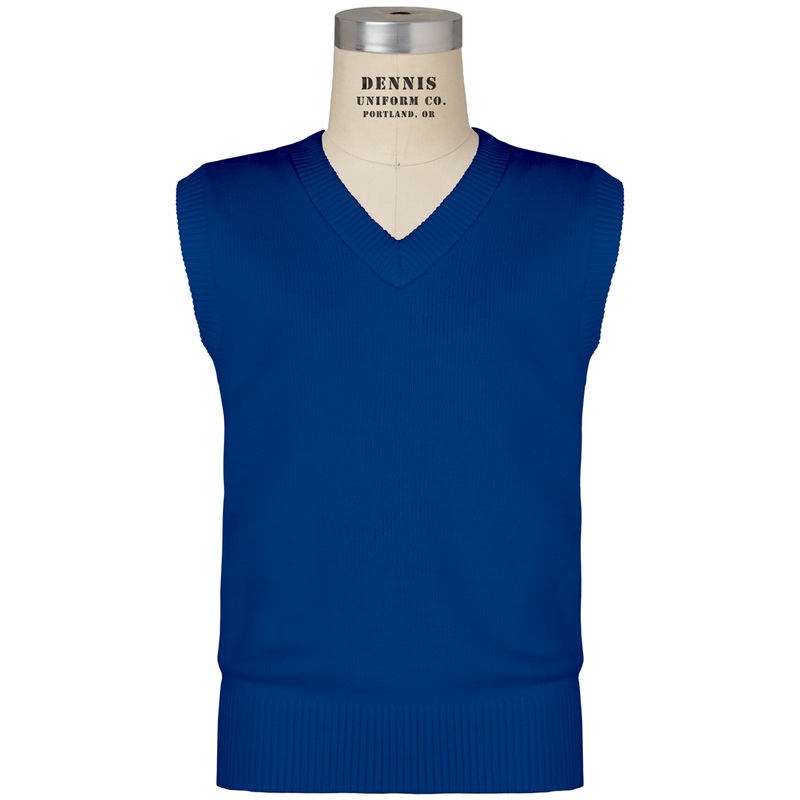 V-Neck Pullover Sweater Vest|129 – Mayfair Blue|Toddler – Y2XS Toddler 3-4 – Youth 2XS|Little Kids – YXS Youth Size 5-6|Big Kids – YS Youth Size 7-8|Big Kids – YM Youth Size 10|Big Kids – YL Youth Size 12|Big Kids – YXL Youth Size 14-16|Adult Unisex – AS