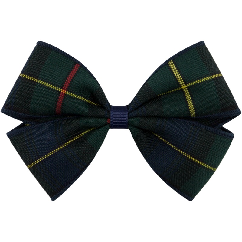 Clip Hair Bow|180 – Belair Plaid