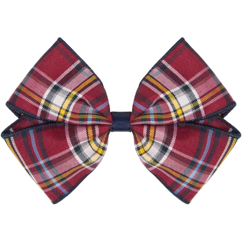 Clip Hair Bow|577 – Stratford Plaid