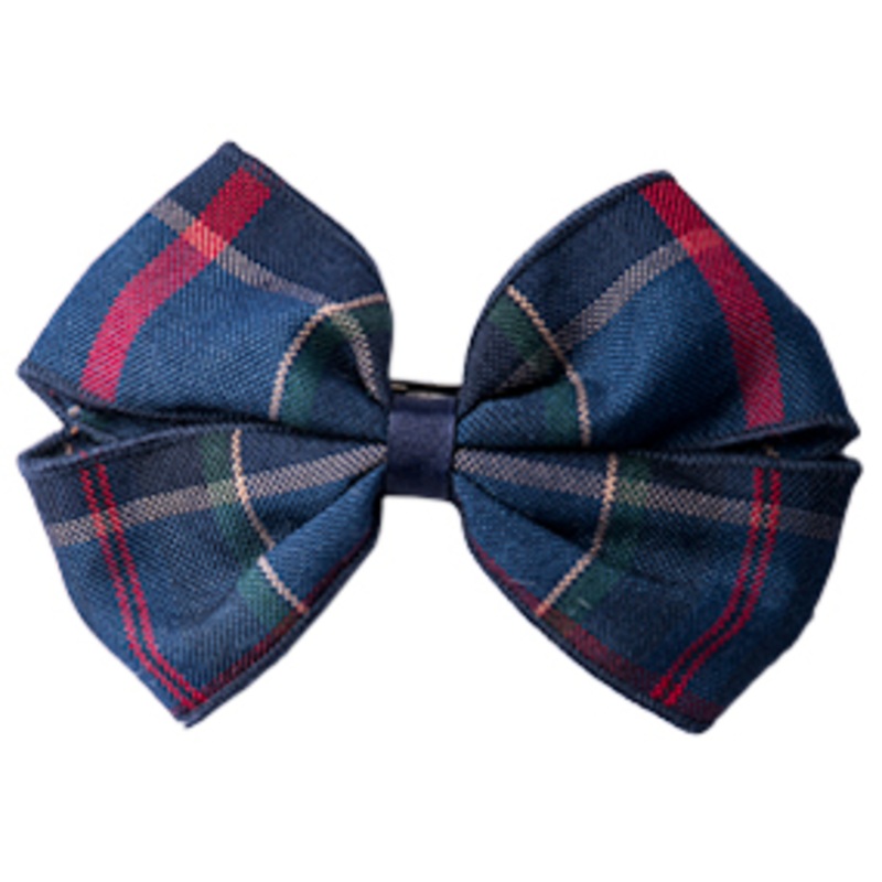 Clip Hair Bow|720 – Wilson Plaid