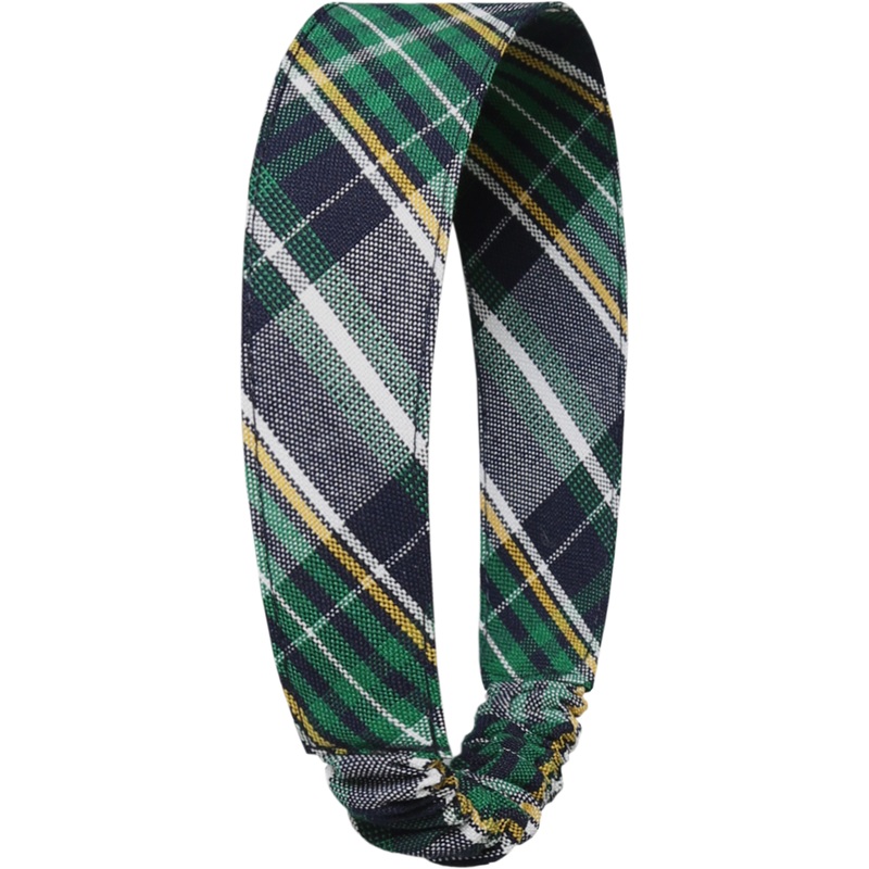 Elastic Back Headband|225 – Christopher Plaid