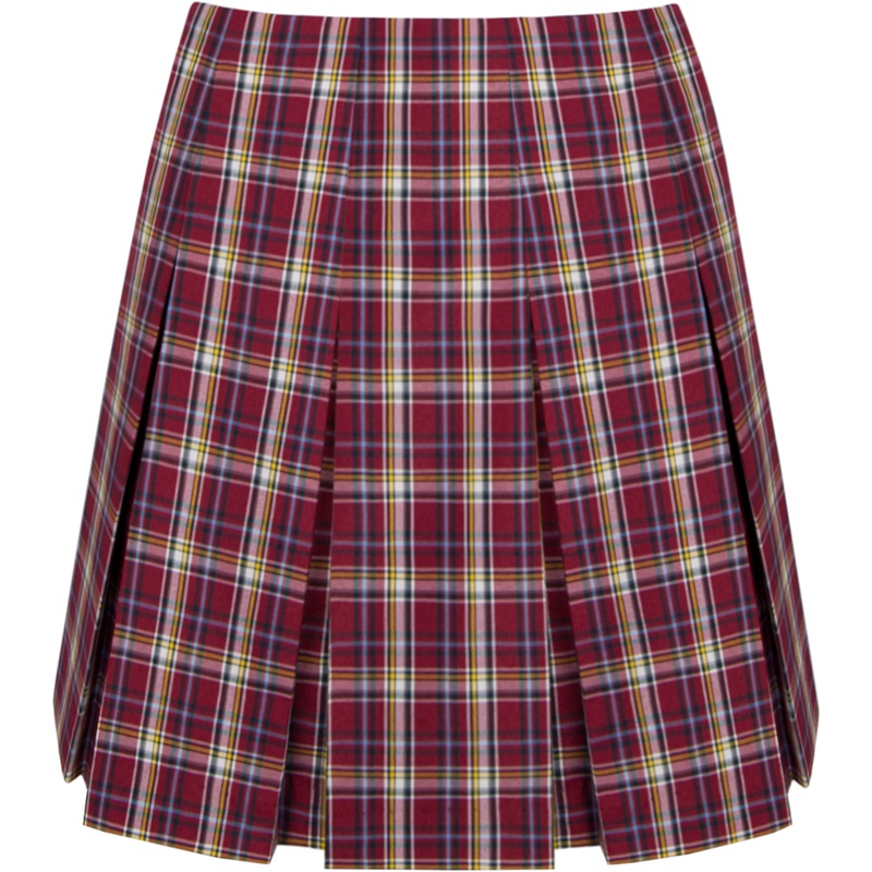 High Waist Box Pleat Skirt|577 – Stratford Plaid|Youth – G8 Girls  Size 8|Youth – G10 Girls  Size 10|Youth – G12 Girls  Size 12|Youth – G14 Girls  Size 14|Youth – G16 Girls  Size 16|Youth – H6|Youth – H8|Youth – H10|Youth – H12|Youth – H14|Youth – H16|Jun