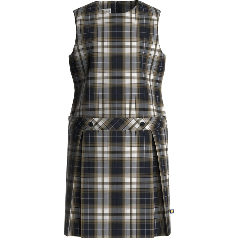 Jewel Neck Drop Waist Jumper|353 – Alexander Plaid|Youth – G3 Girls  Size 3|Youth – G4 Girls  Size 4|Youth – G5 Girls  Size 5|Youth – G6 Girls  Size 6|Youth – G7 Girls  Size 7|Youth – G8 Girls  Size 8|Youth – G10 Girls  Size 10|Youth – G12 Girls  Size 12|