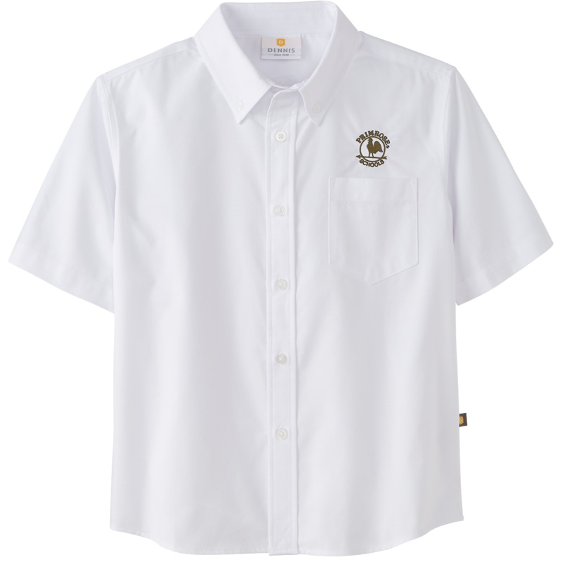 Short Sleeve Oxford Shirt|119 – White|Size Range – 4|Size Range – 5|Size Range – 6|Size Range – 7|Size Range – 8|SR8