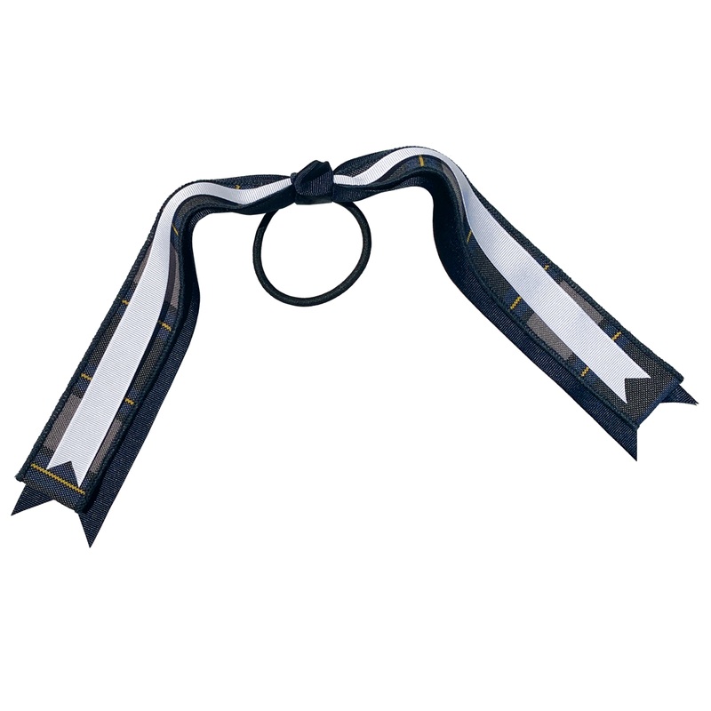 Streamer Hair Bow|255 – DD Plaid