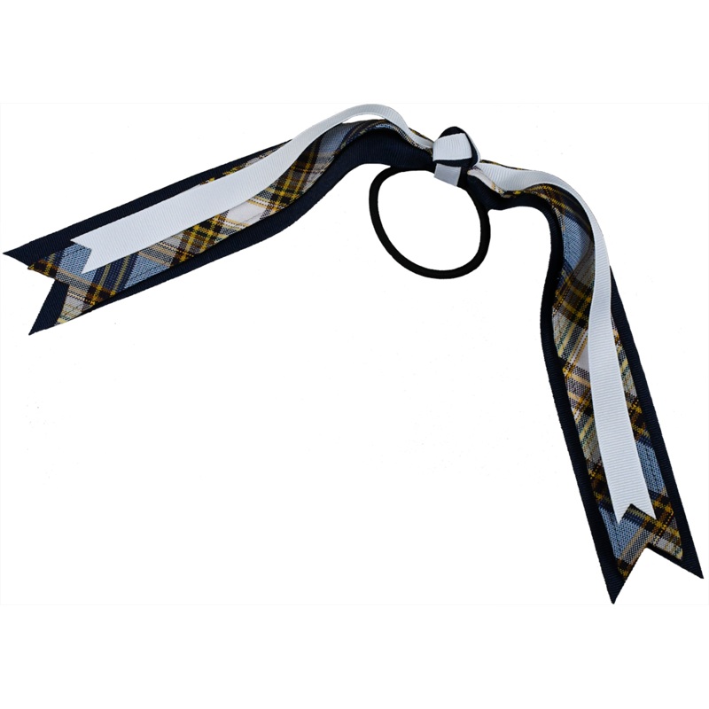 Streamer Hair Bow|564 – Santa Catalina Plaid