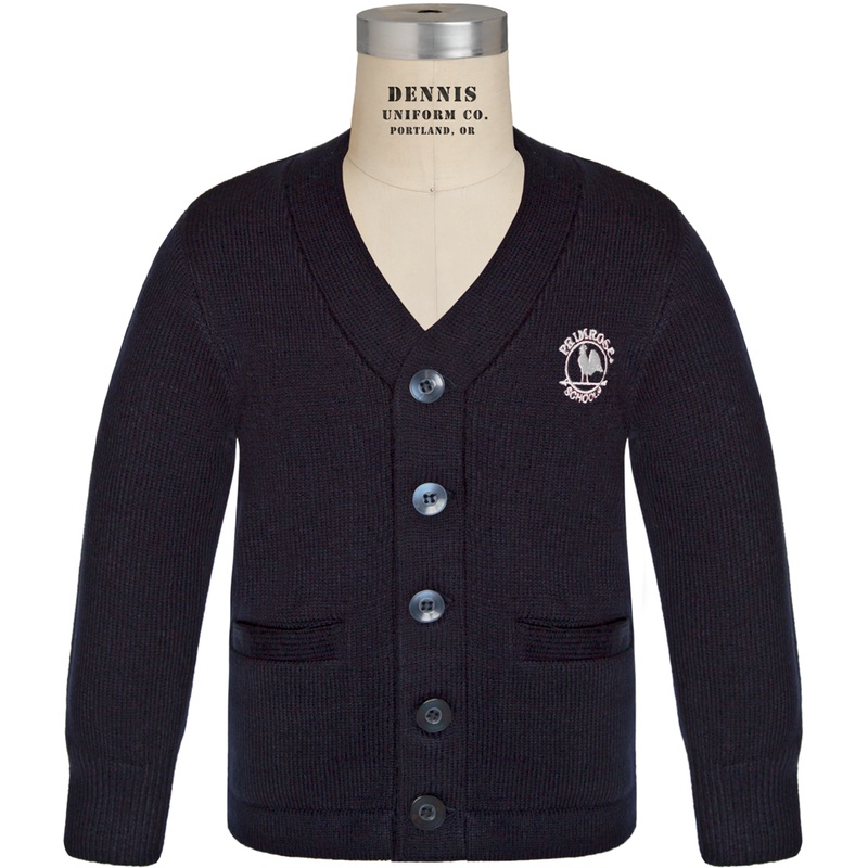 V-Neck Button Front Cardigan|067 – Navy|Toddler – Y3XS Toddler 2 – Youth 3XS|Toddler – Y2XS Toddler 3-4 – Youth 2XS|Youth – YXS Youth Size 5-6|Youth – YS Youth Size 7-8|Youth – YM Youth Size 10|SR3
