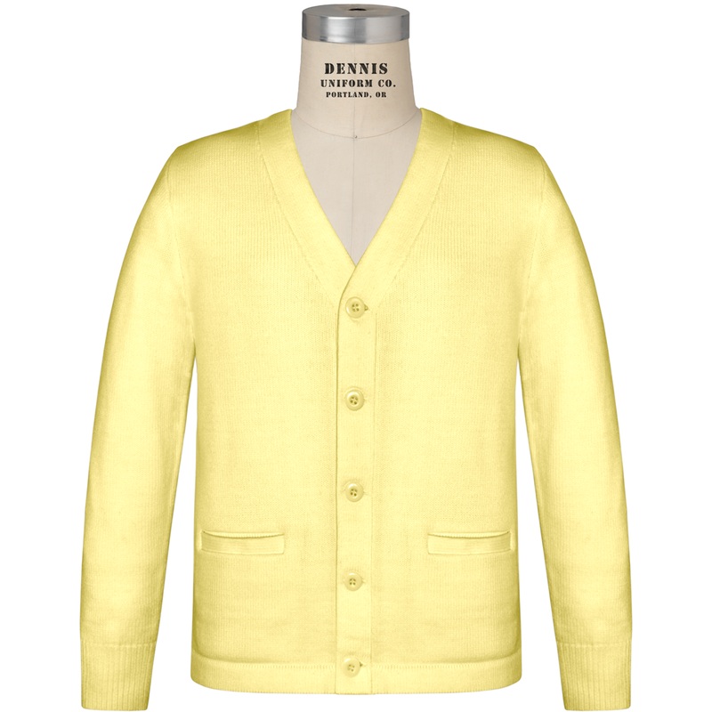 V-Neck Button Front Cardigan|121 – Yellow|Toddler – Y2XS Toddler 3-4 – Youth 2XS|Youth – YXS Youth Size 5-6|Youth – YS Youth Size 7-8|Youth – YM Youth Size 10|Youth – YL Youth Size 12|Youth – YXL Youth Size 14-16|Adult Unisex – AS Adult|Adult Unisex – AM