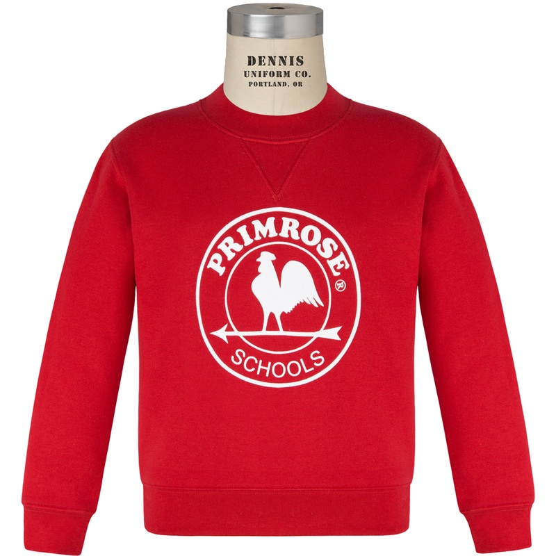 Crew Neck Sweatshirt|095 – Red|Toddler – Y3XS Toddler 2 – Youth 3XS|Toddler – Y2XS Toddler 3-4 – Youth 2XS|Youth – YXS Youth Size 5-6|Youth – YS Youth Size 7-8|Youth – YM Youth Size 10|Youth – YL Youth Size 12|SR6
