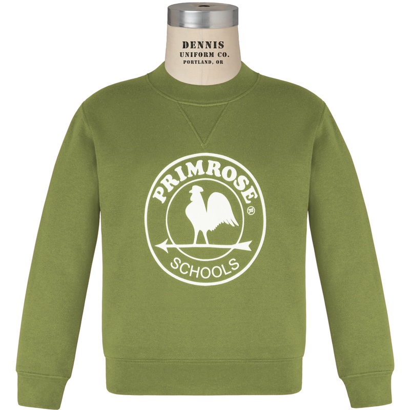 Crew Neck Sweatshirt|790 – Olive|Toddler – Y3XS Toddler 2 – Youth 3XS|Toddler – Y2XS Toddler 3-4 – Youth 2XS|Youth – YXS Youth Size 5-6|Youth – YS Youth Size 7-8|Youth – YM Youth Size 10|Youth – YL Youth Size 12|SR6