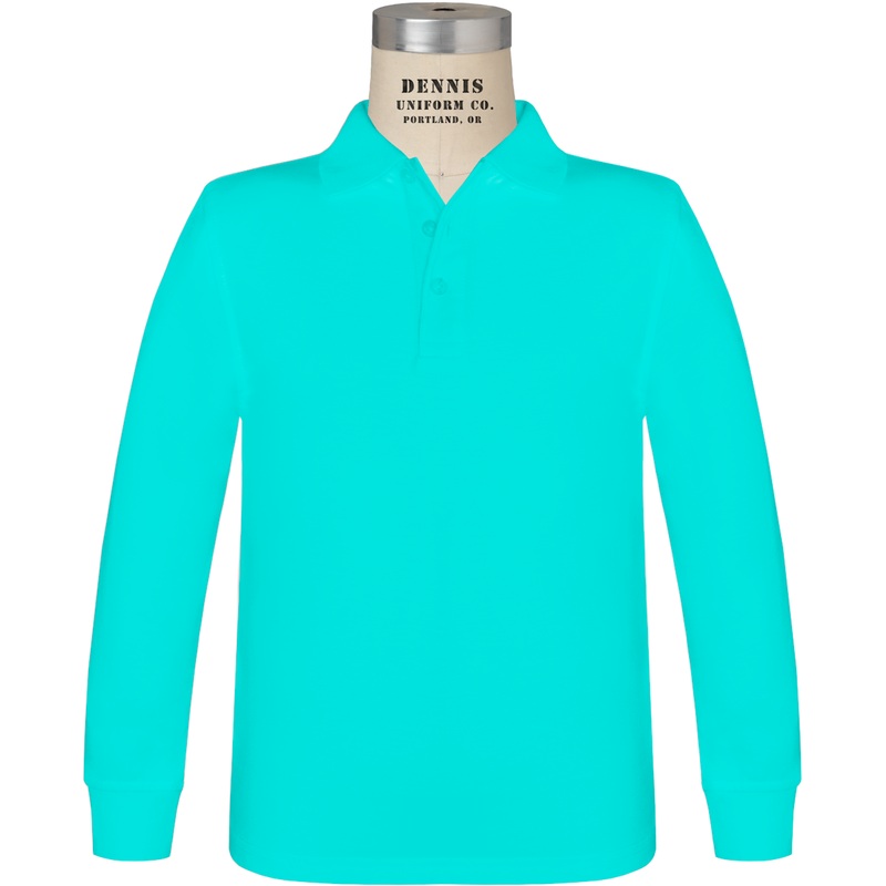 Long Sleeve Jersey Polo|970 – Lagoon|Youth – YXS Youth Size 5-6|Youth – YS Youth Size 7-8|Youth – YM Youth Size 10|Youth – YL Youth Size 12|Youth – YXL Youth Size 14-16|Adult Unisex – AS Adult|Adult Unisex – AM Adult|Adult Unisex – AL Adult|Adult Unisex –